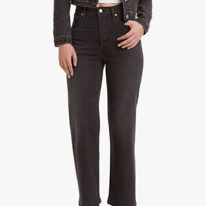 Levi's Women's Black Ribcage Jeans 🖤